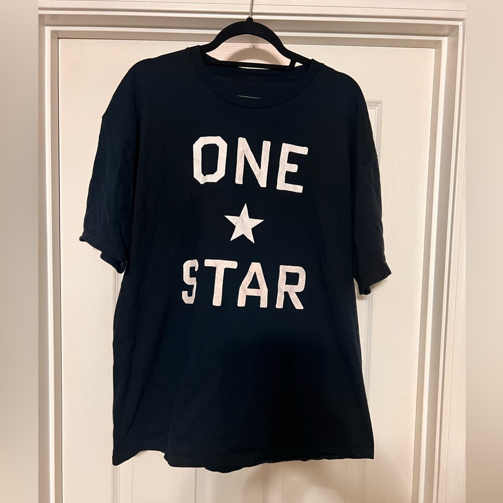 Converse One Star Navy Tee